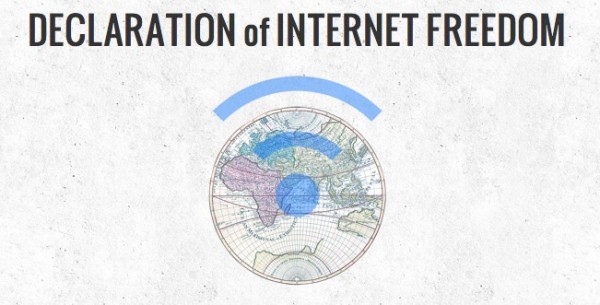 Declaração da Liberdade na Internet. Defenda esse ideal.