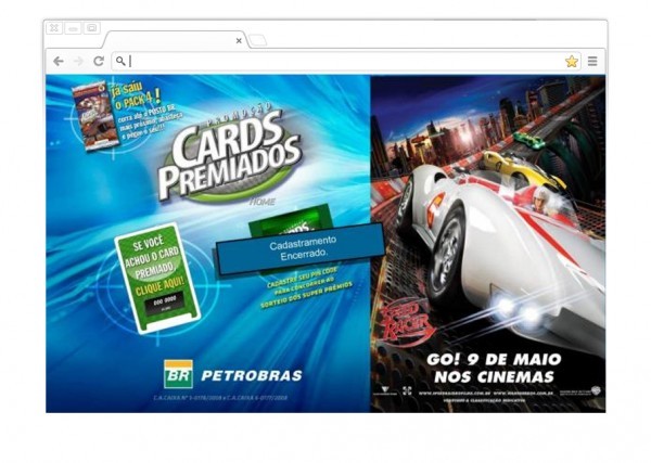 Cards Premiados Petrobras